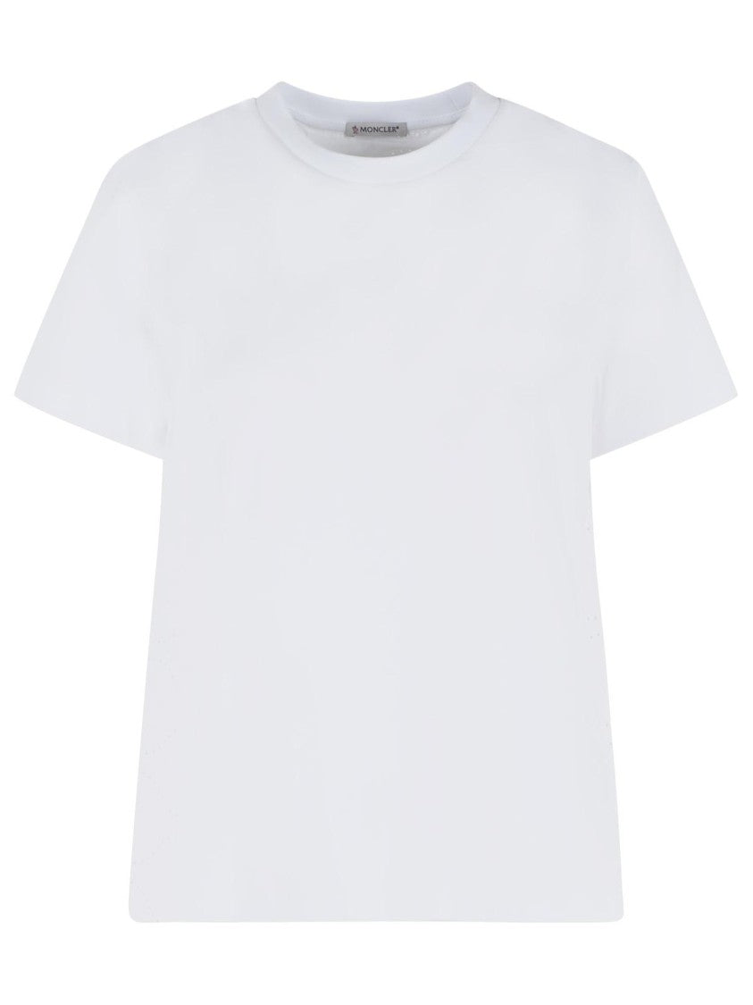 Moncler White Cotton T-Shirt