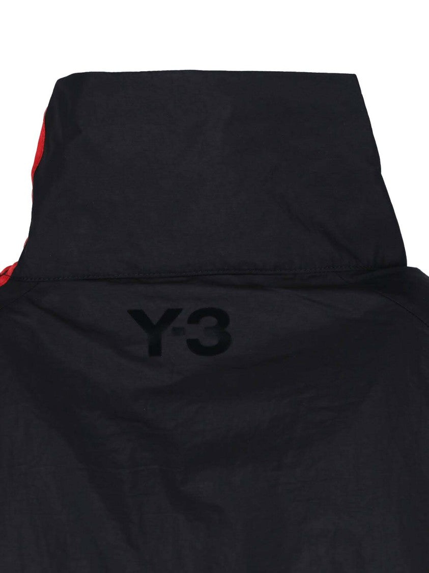 Y-3 Black Gradient 3 Stripes Zip-Through Knit Sweatshirt