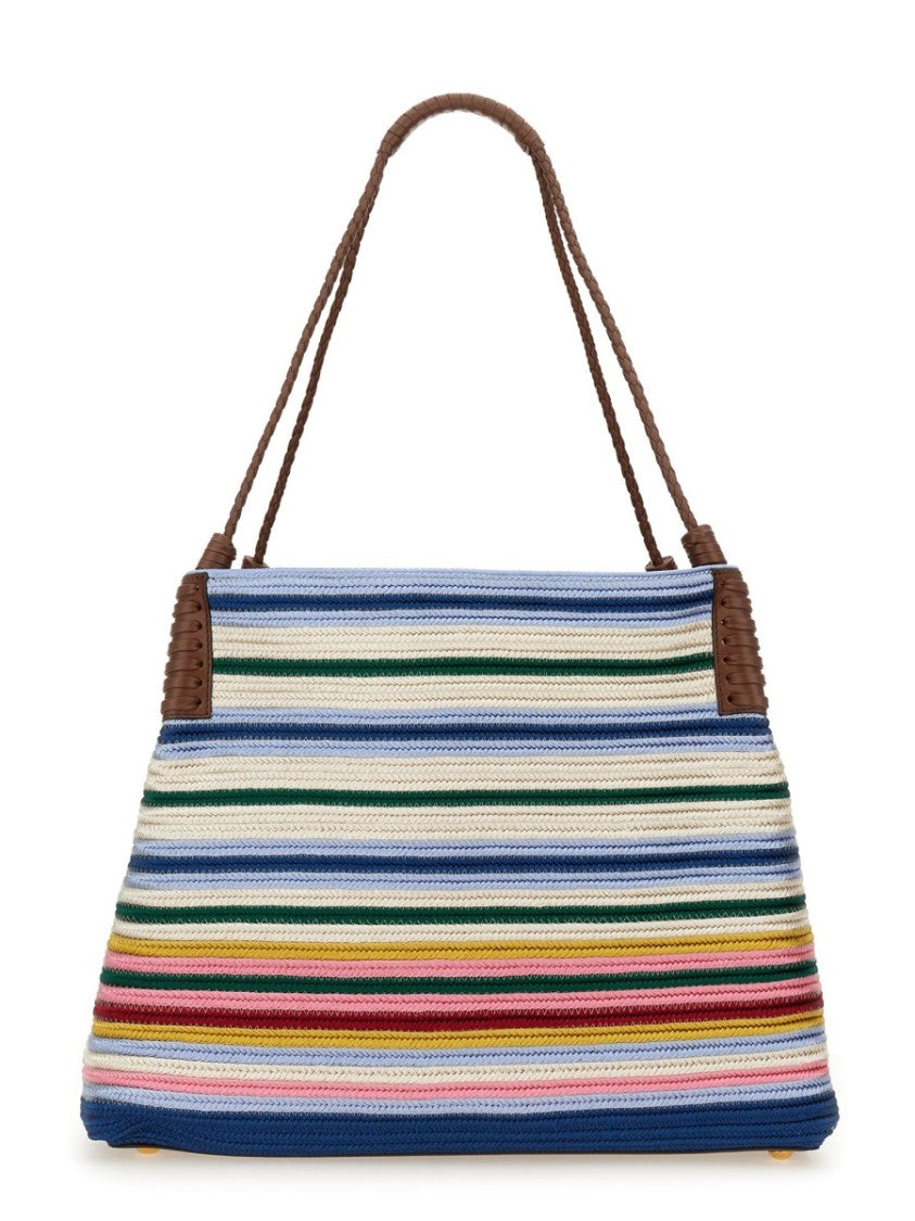 Etro "Libra" Paisley Medium Shopping Bag