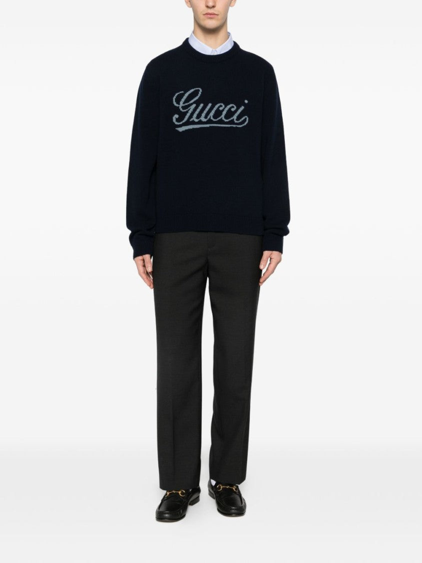 Gucci Crew Neck Black Sweater