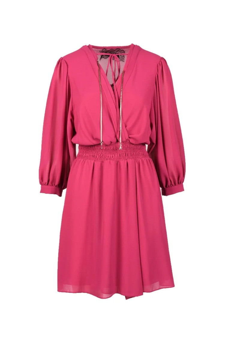 Patrizia Pepe Fuchsia Short Dress