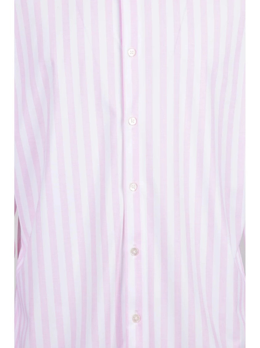 Lavorazione Sartoriale* Pink Striped Shirt