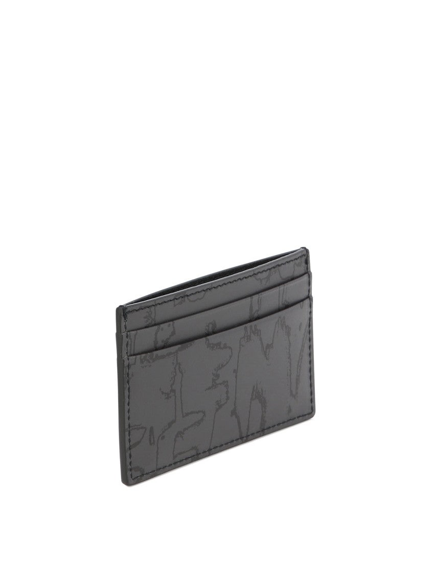 Alexander Mcqueen Black Leather Wallet