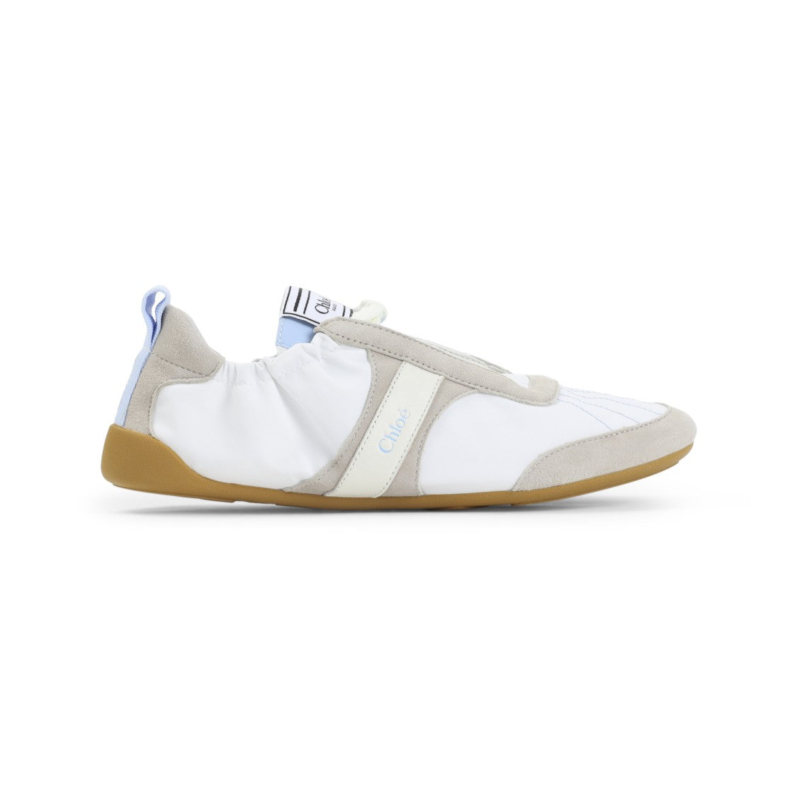 Chloé Low-Profile Sneakers With Nylon And Leather Blend