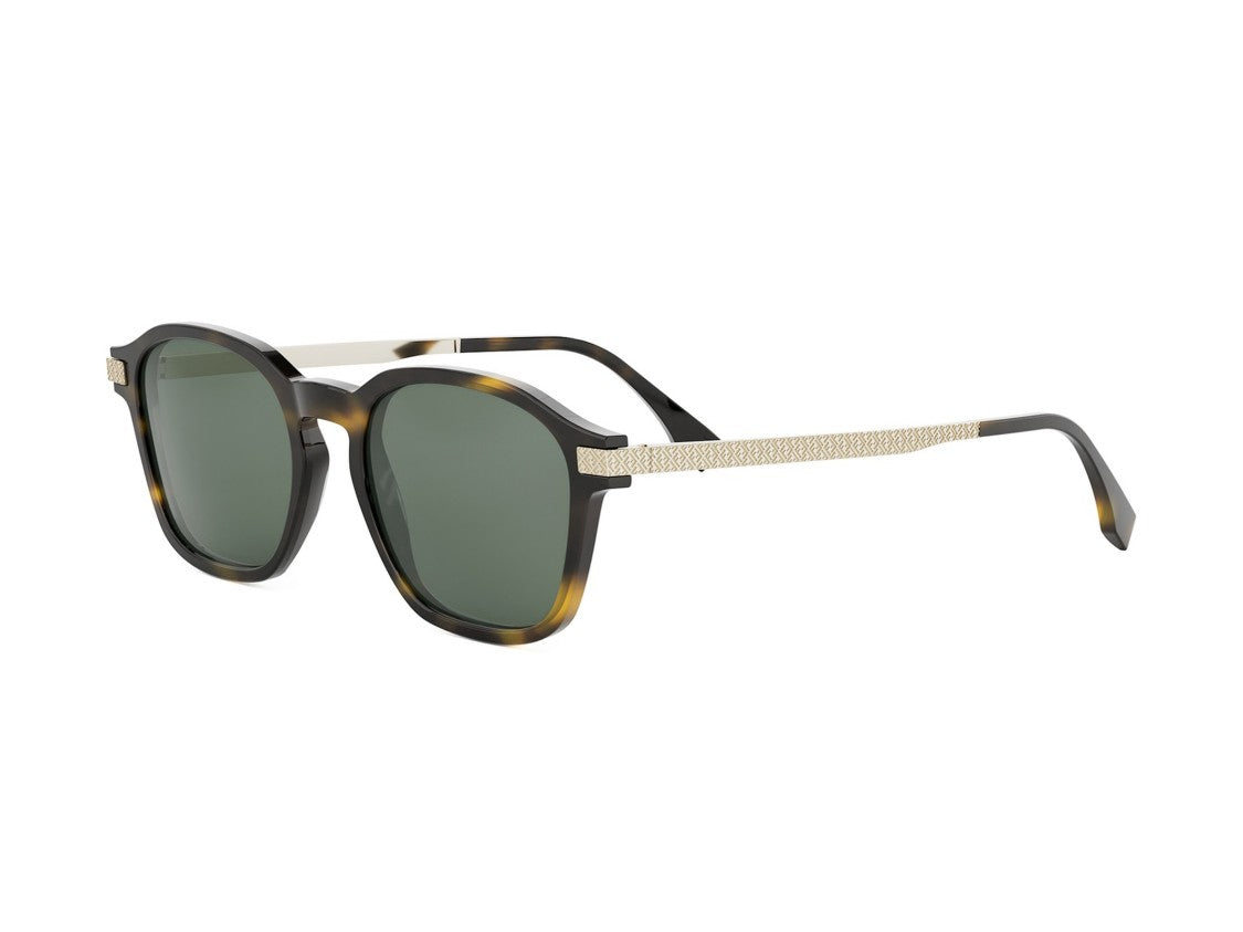 Fendi Fe40166i Bold Tortoiseshell Square Sunglasses