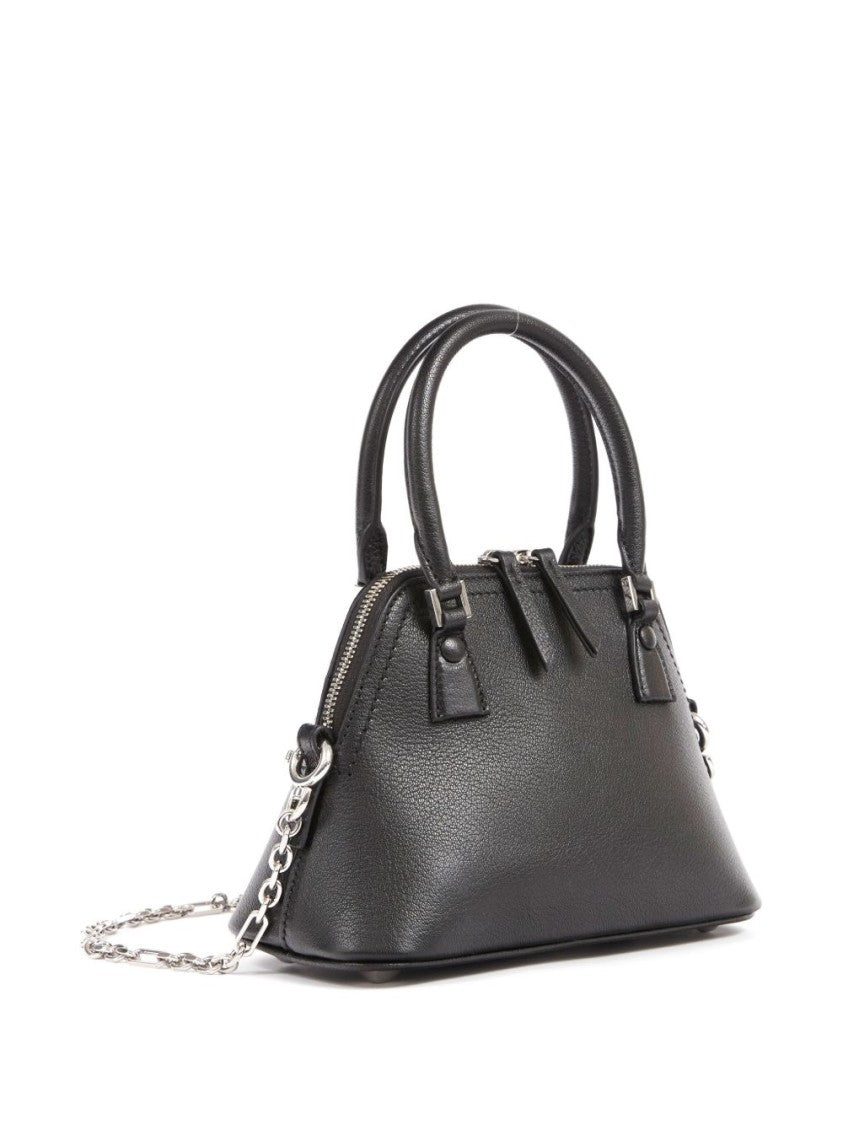 Maison Margiela Structured Trapezoidal Shoulder Bag In Capra Leather