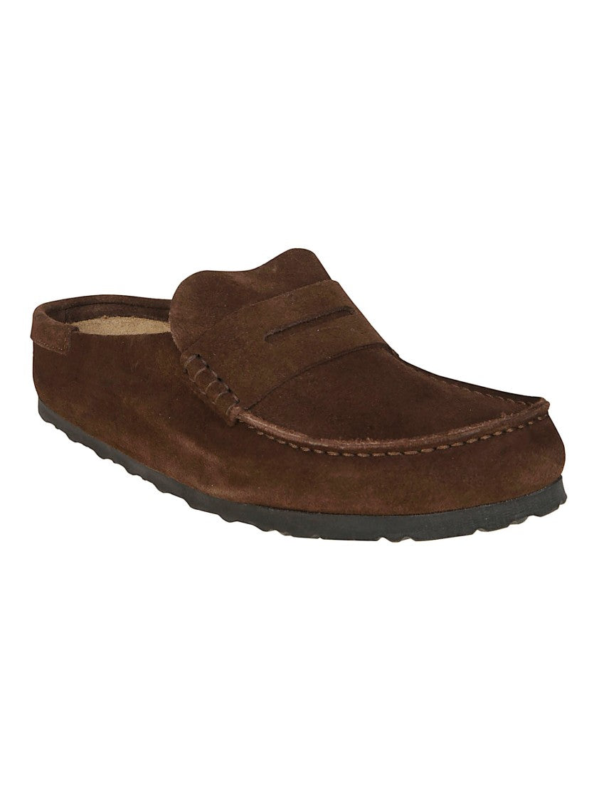 Birkenstock Brown Naples Suede Sandals