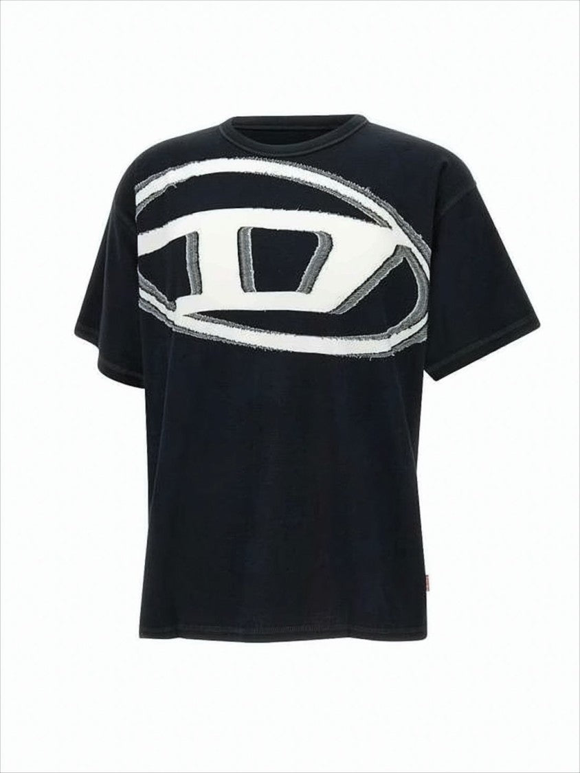Diesel Relaxed Fit Black T-Shirt
