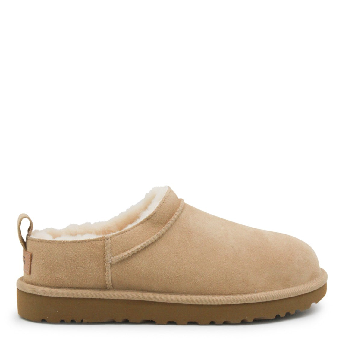 Ugg Sand Leather Slip-On Flats