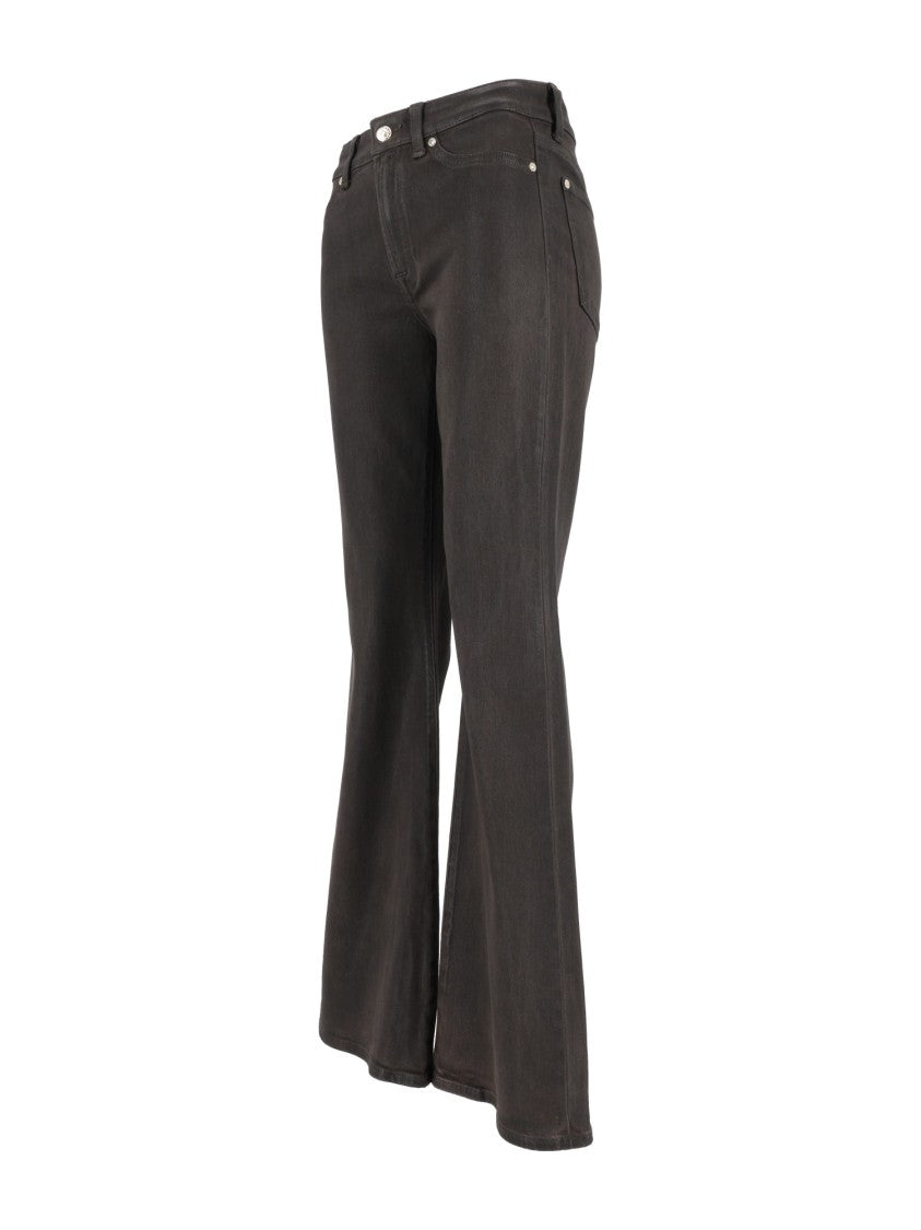 7 For All Mankind The Leggy Bootcut Coated Jeans