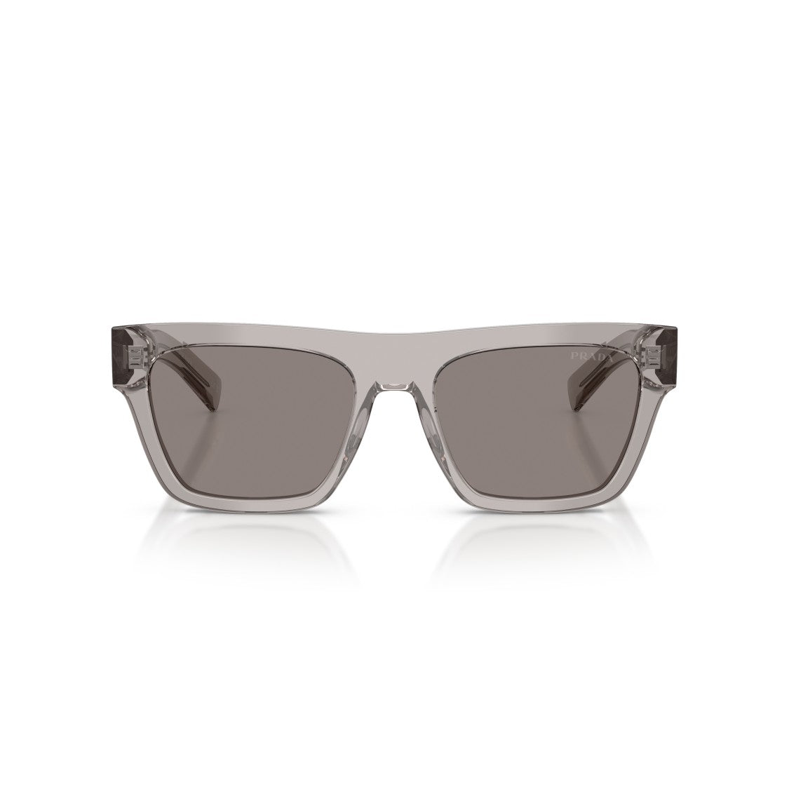 Prada Grey 0Pr C03s Translucent Acetate Sunglasses