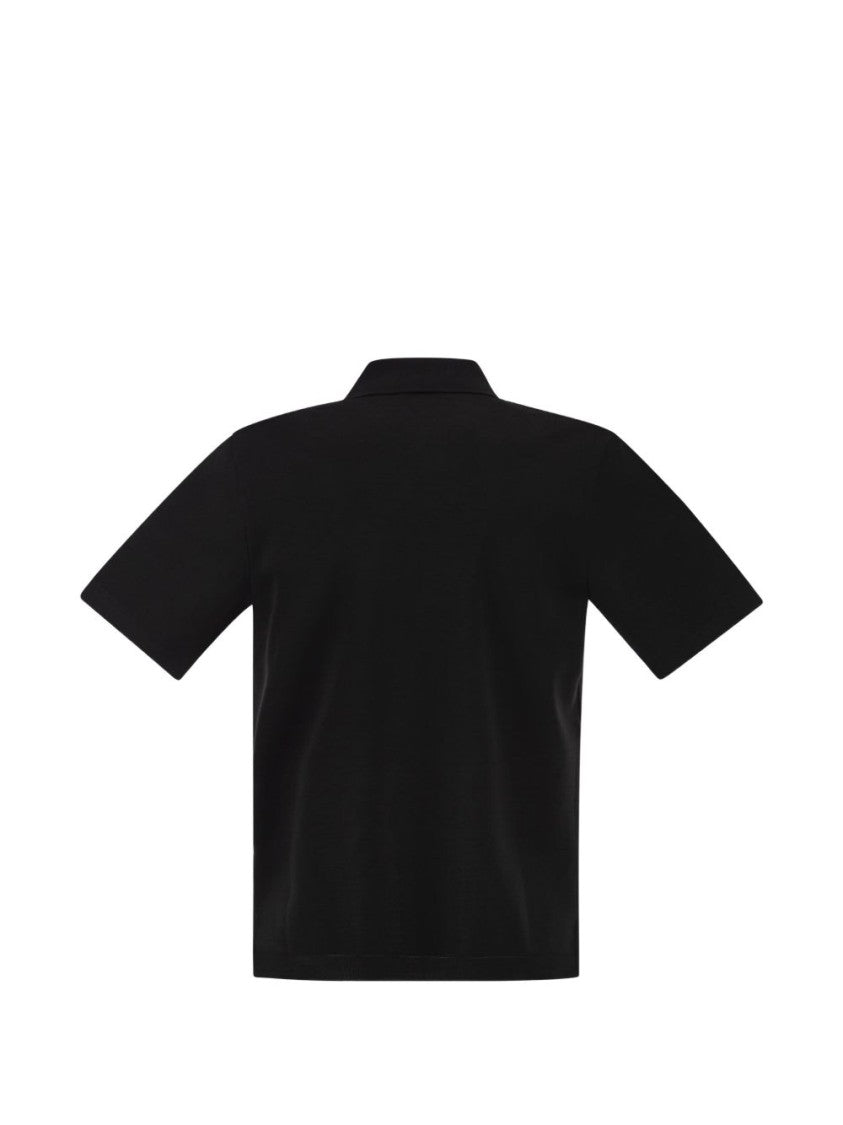 Herno Black Classic Refined Polo Shirt