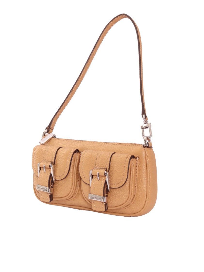 Michael Kors Convertible Textured Leather Pochette