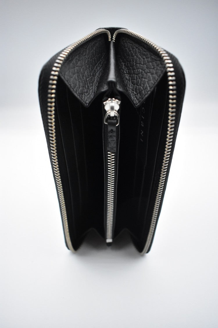 Orciani Textured Zip-Around Wallet