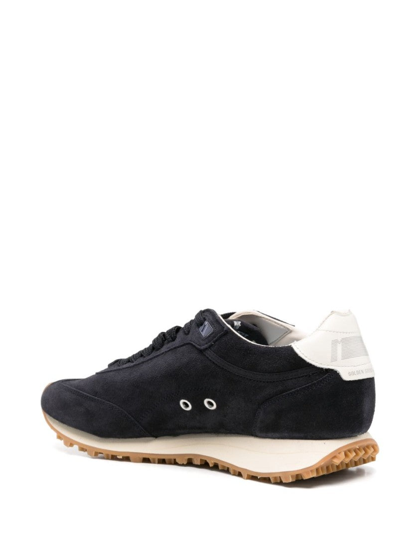 Golden Goose Low-Top Black Suede Star Detail Sneakers