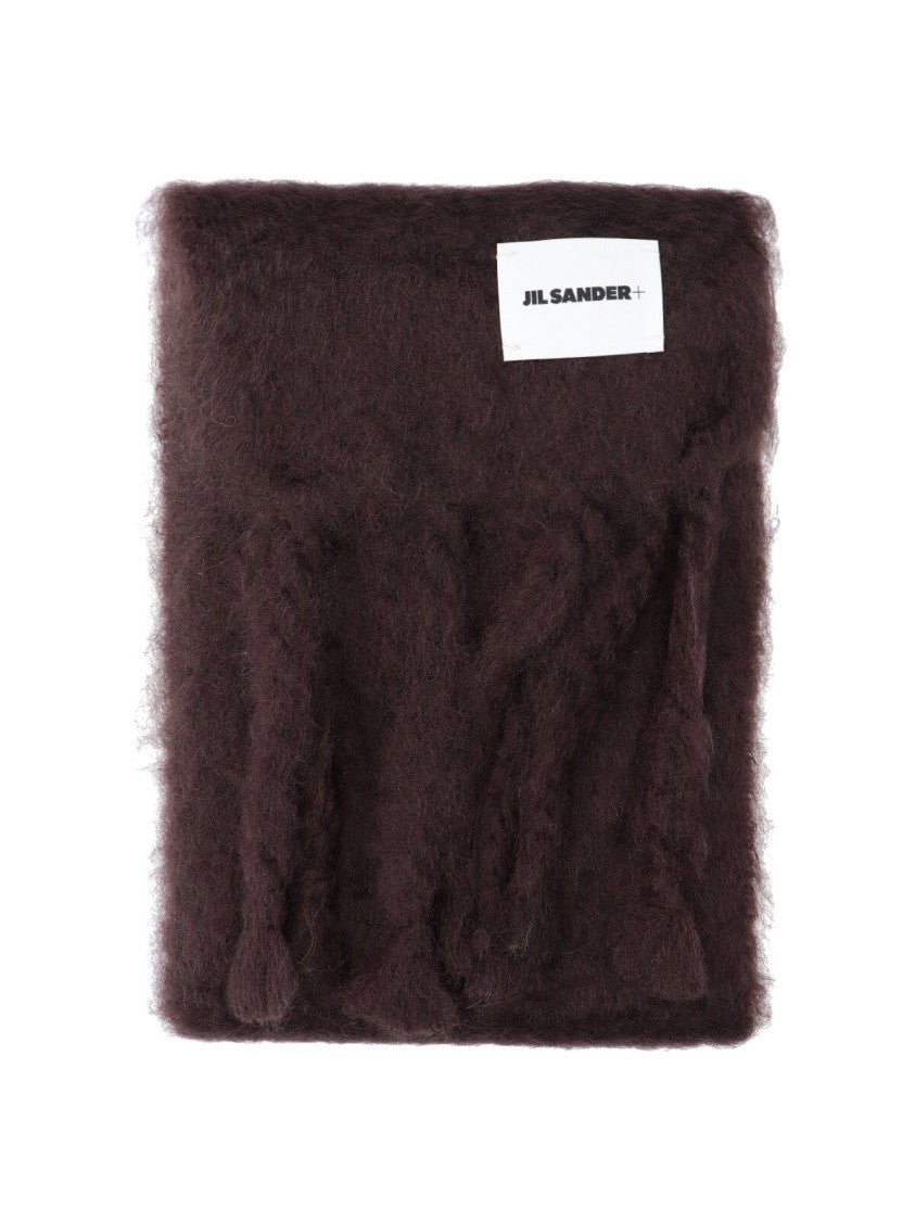 Jil Sander Mohair-Blend Scarf – Brown