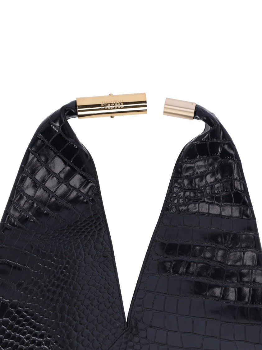 Mm6 By Maison Margiela Black Bag With Structured Silhouette
