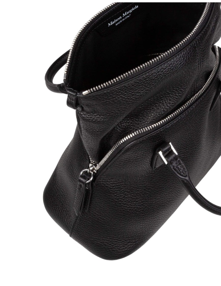 Maison Margiela 5Ac Soft Mini Calfskin Handbag, Black