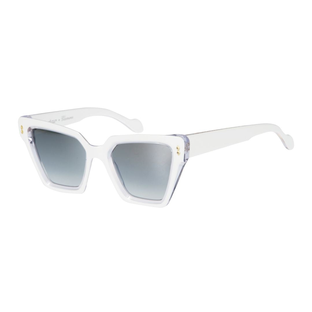 Kador Gold Vanessa Glamour Gradient Oversized Square Sunglasses