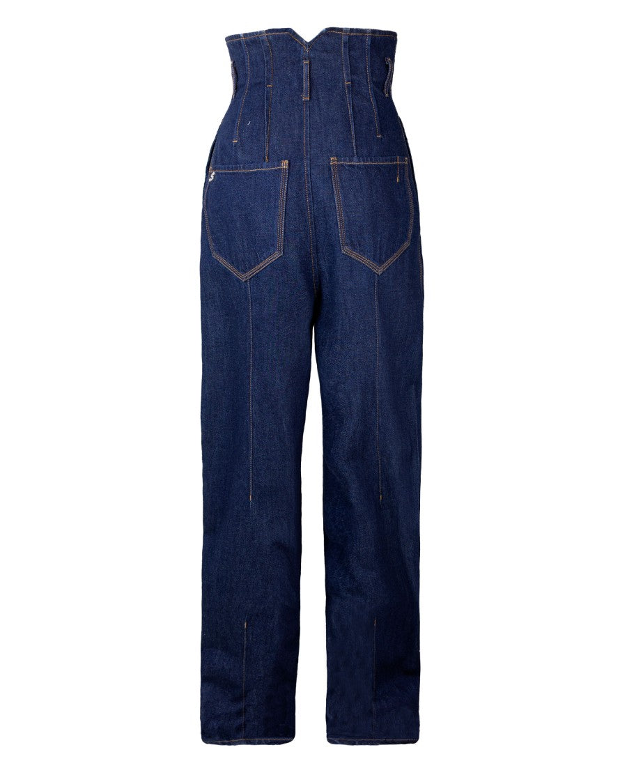 Sportmax Striped Blue Jeans