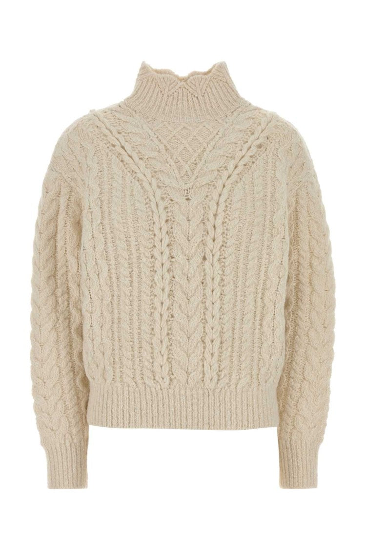 Isabel Marant Étoile Ivory Cotton Blend Bolinea Sweater