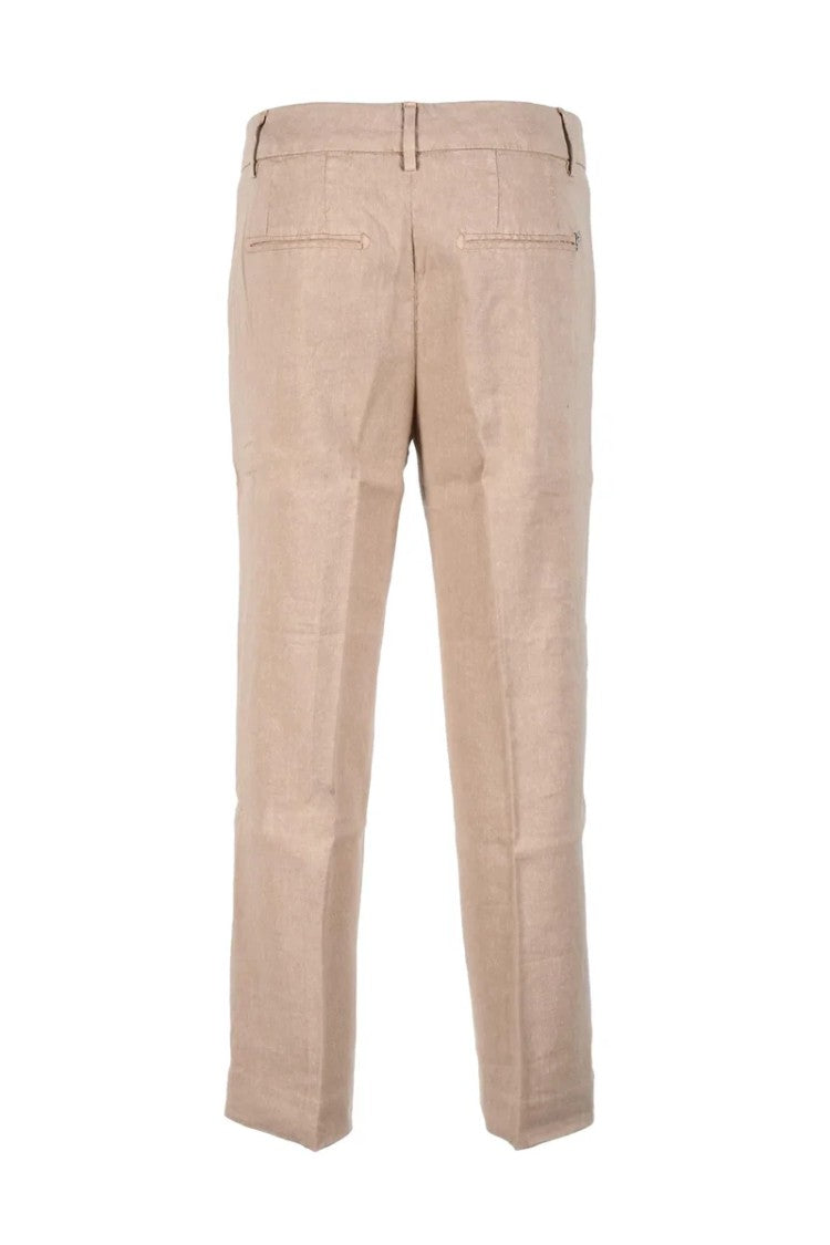 Dondup Tailored Straight-Leg Trousers With Mid-Rise Waist