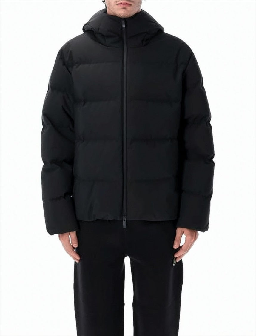 Moncler Boxy Black Down Jacket With Hood