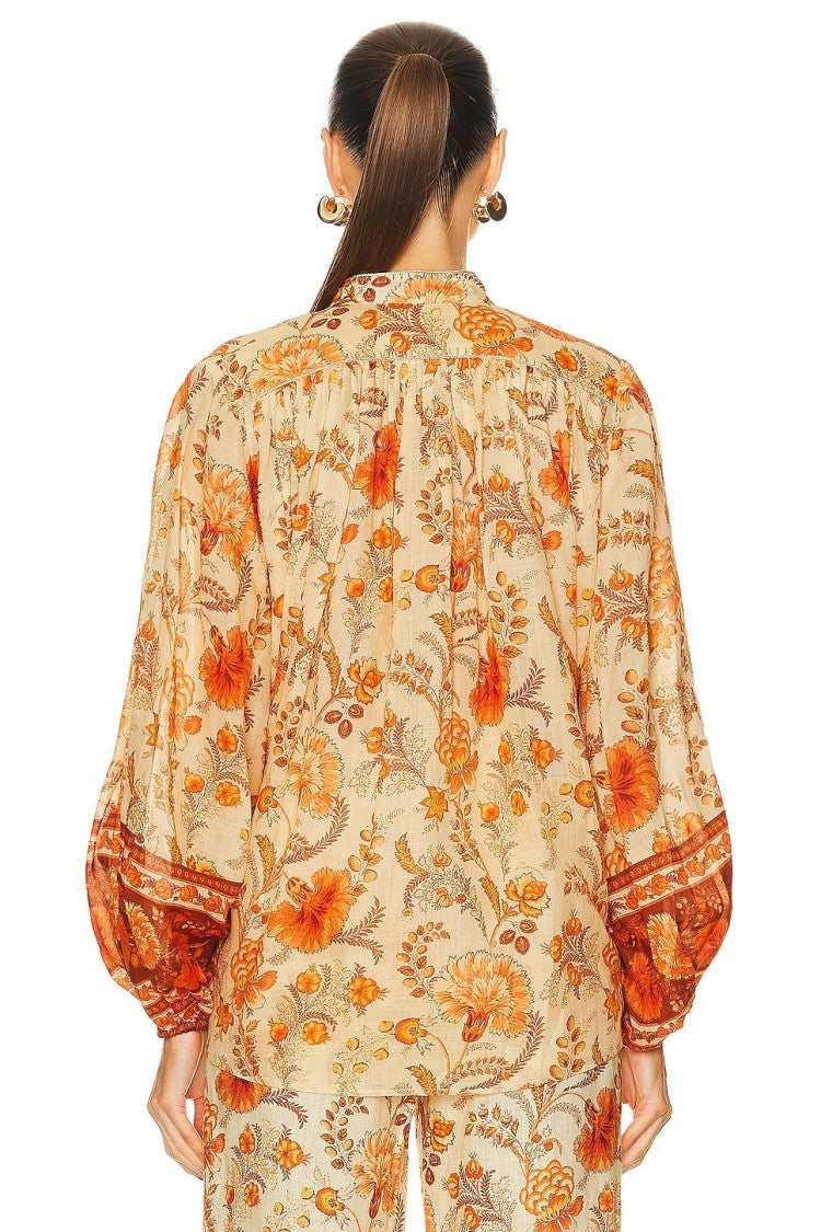 Zimmermann Junie Floral-Print Blouse