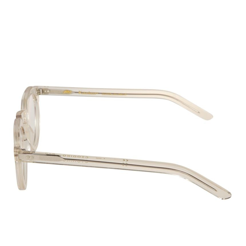 Kador Storiko Translucent Beige-Tinted Sunglasses With Rounded Lenses