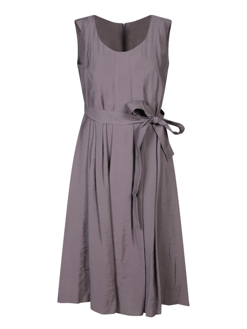 Blanca Vita Sleeveless Dress With A V-Neckline