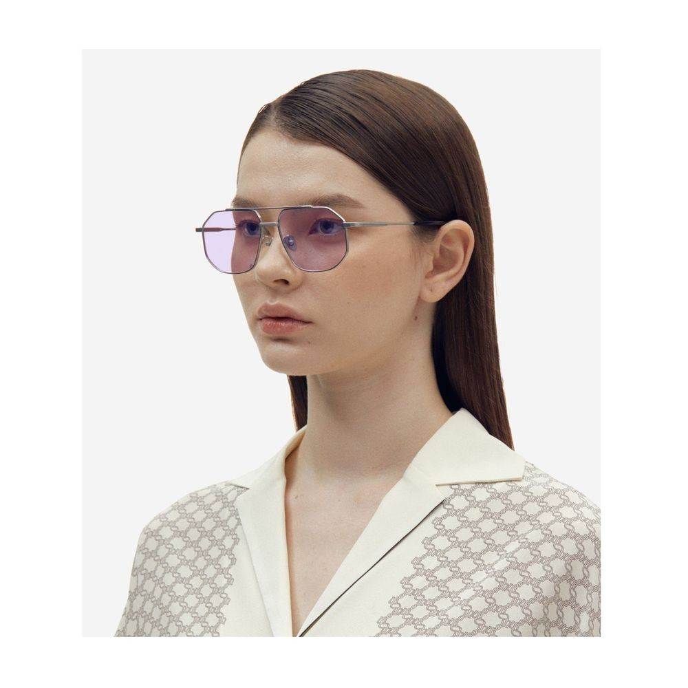 Projekt Produkt P10 Fs14 Double Bridge Titanium Sunglasses