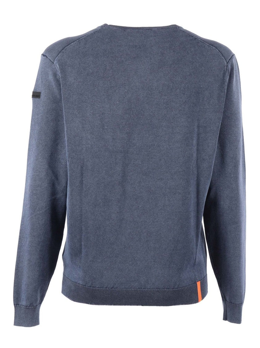 Rrd Washed Effect Round Neck Sweater