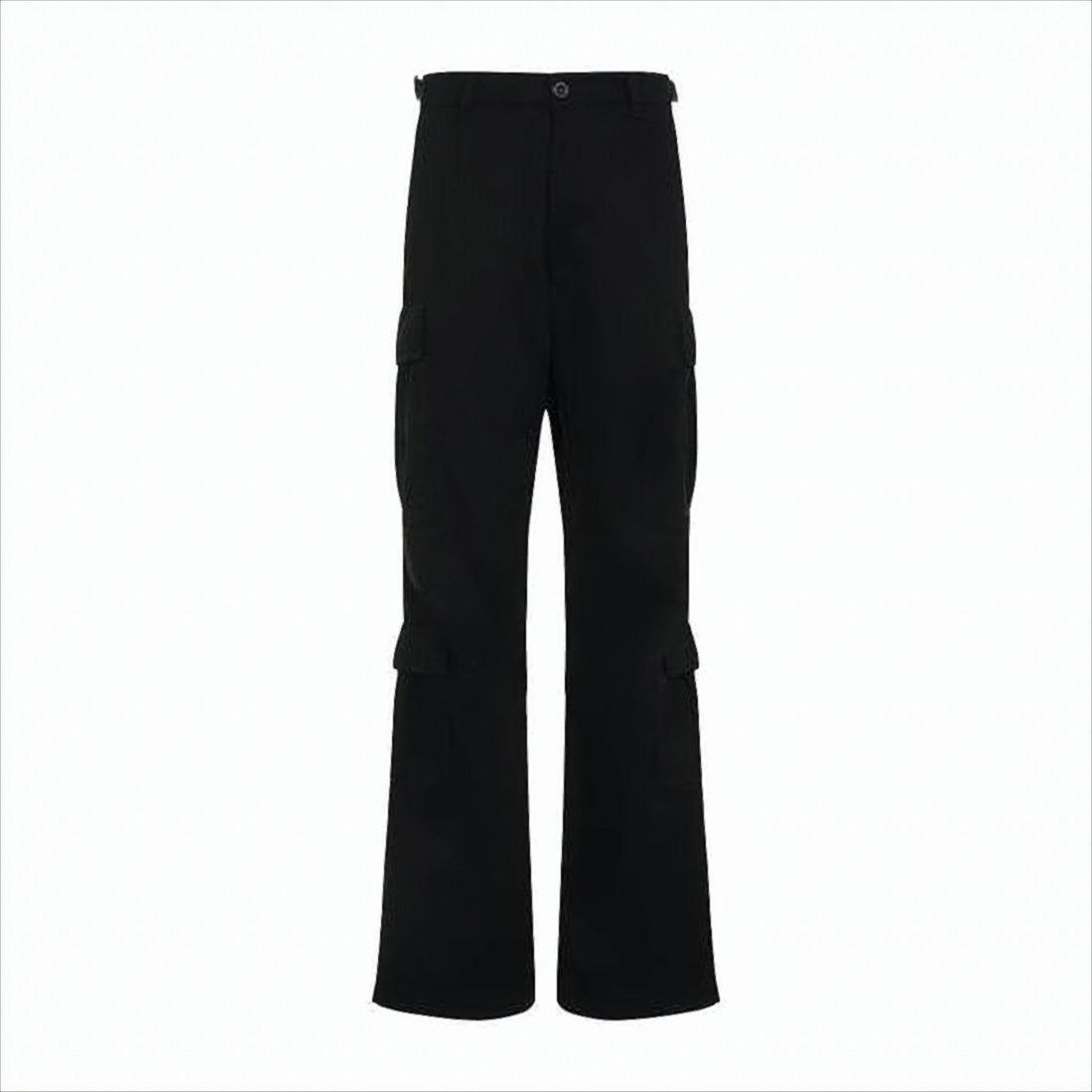 Balenciaga Straight-Leg Black Denim Pants