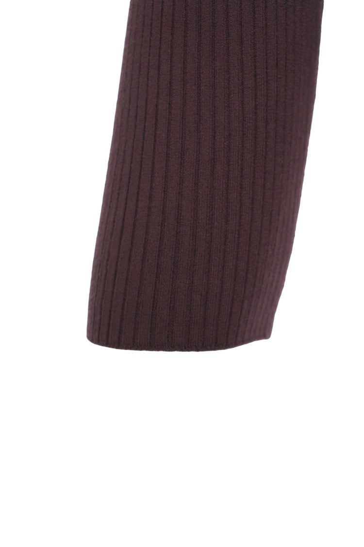 Elisabetta Franchi Ribbed Knit T-Shirt