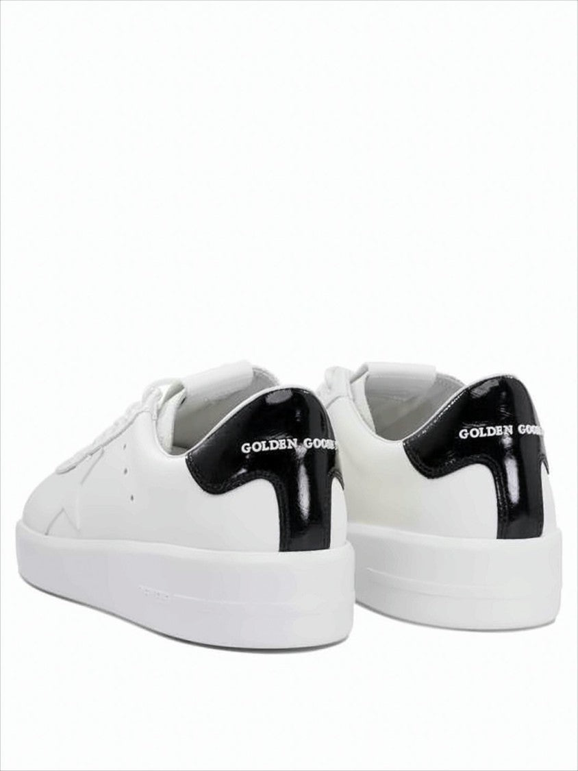 Golden Goose Smooth Leather Low-Top Sneakers With Star Detail And Contrasting Heel Tab
