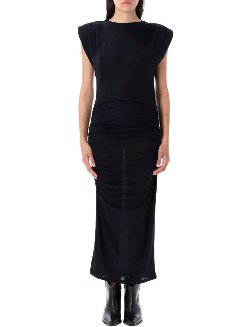 Isabel Marant Étoile Donna Fitted Ruched Midi Dress
