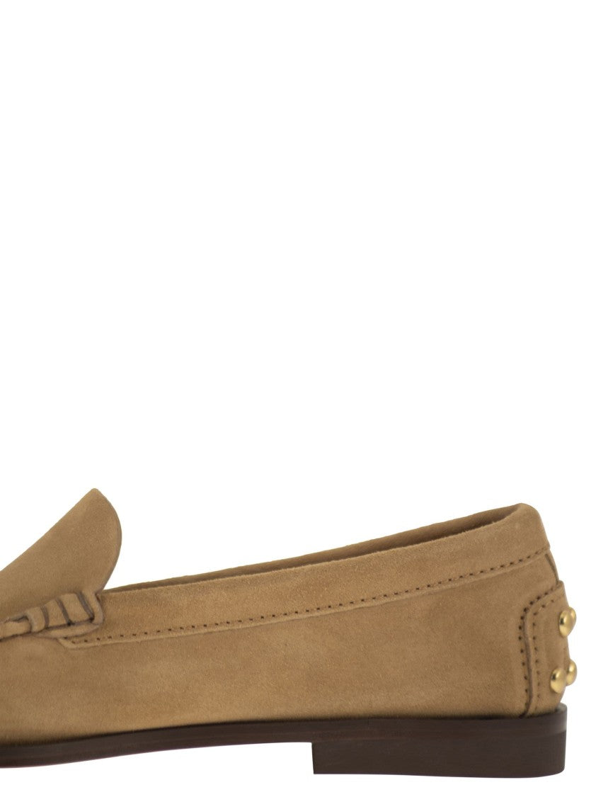 Tod's Suede Leather Loafers
