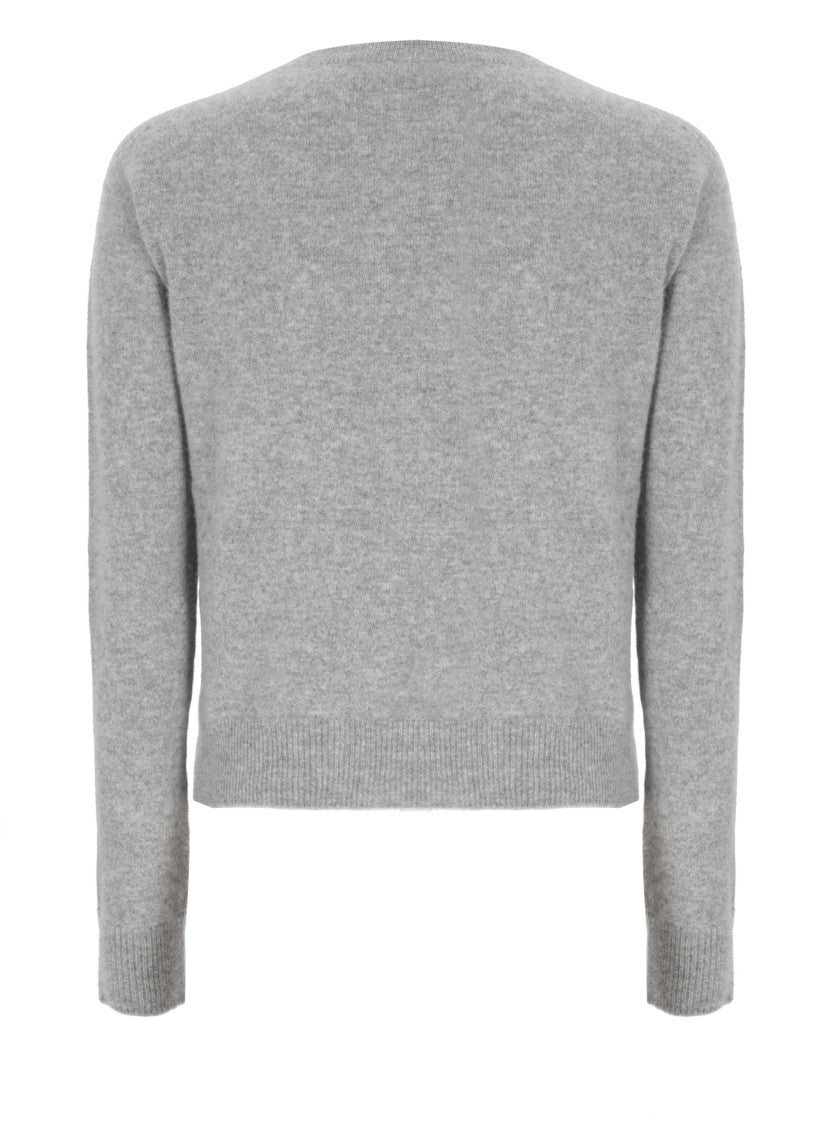 Vanisé Grey Cashmere Cardigan