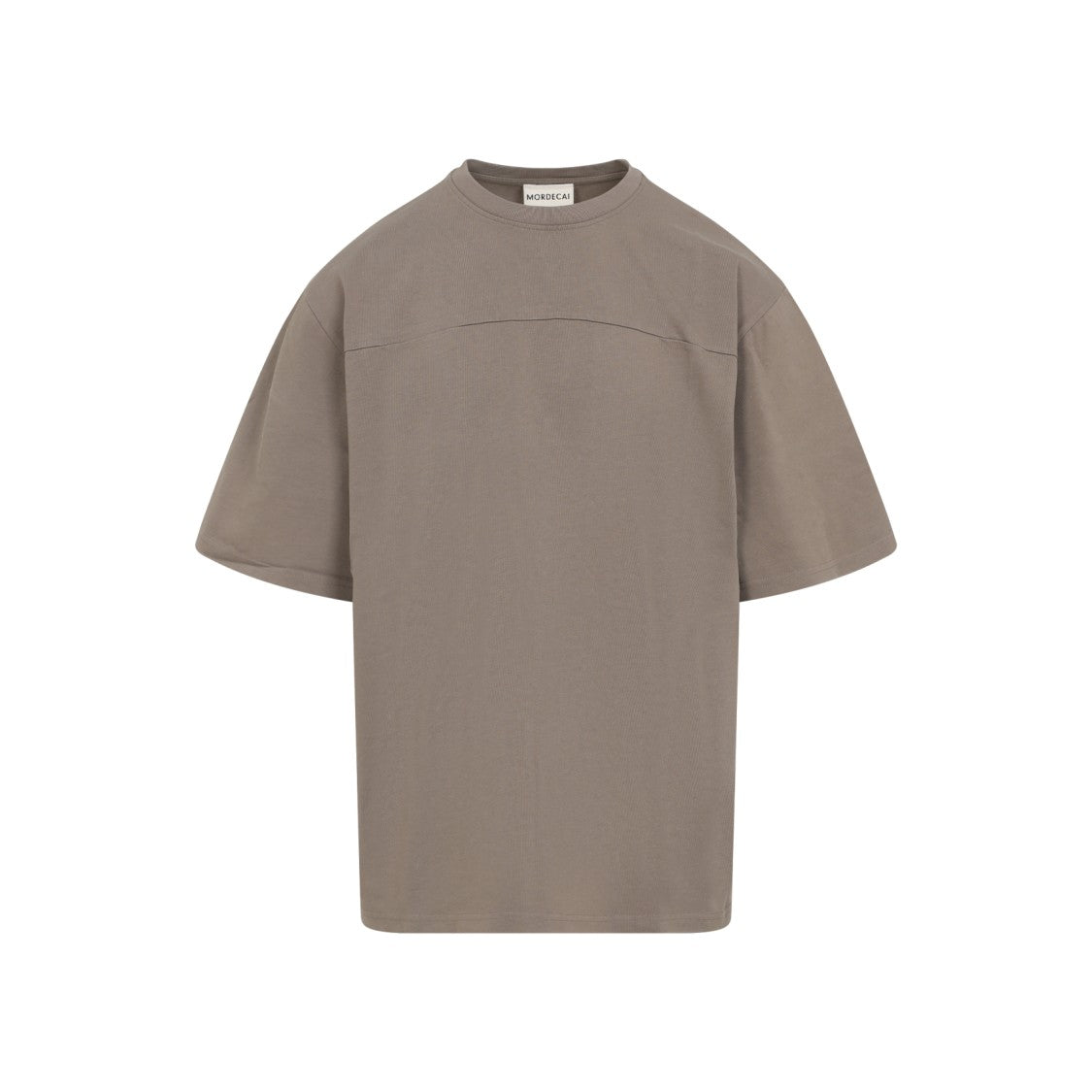 Mordecai Taupe T-Shirt With Sporty Stripes