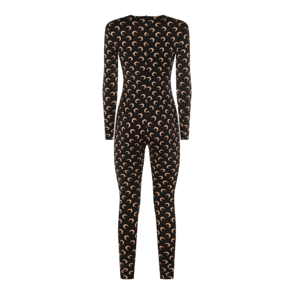 Marine Serre Crescent Moon Pattern Form-Fitting Jumpsuit