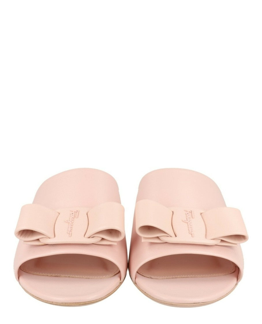 Ferragamo Valery Leather Mules
