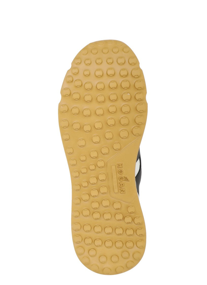 Hogan White Hyperlight Contrasting Logo Sneakers