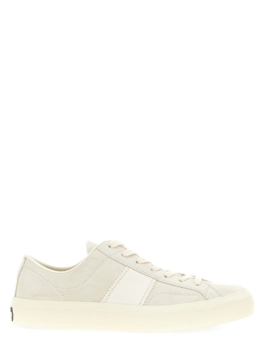 Tom Ford Suede Sneakers With Contrasting Stripe