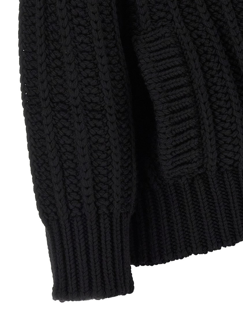 Dolce & Gabbana Coarse Wool Cardigan