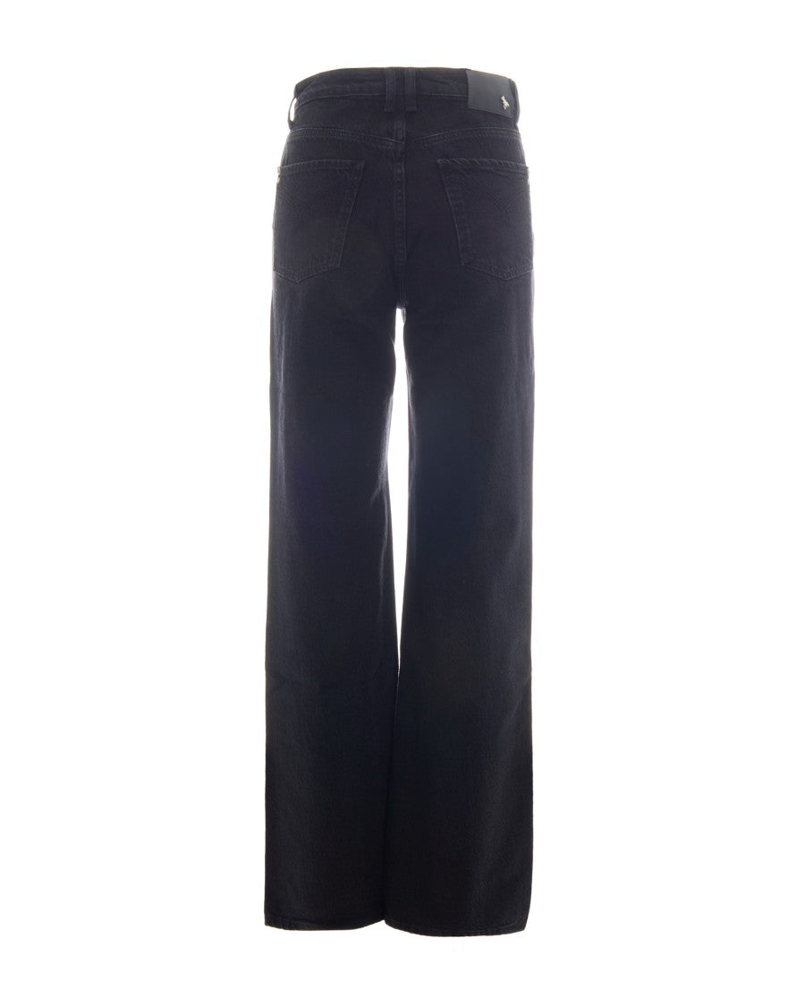 Patrizia Pepe Dark Wash High-Waisted Five-Pocket Jeans