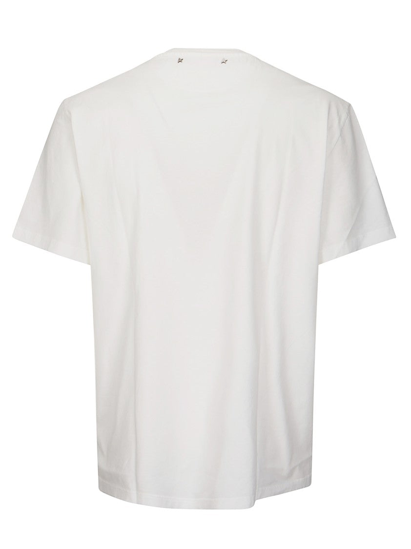 Golden Goose Lightweight Cotton T-Shirt With Round Neckline