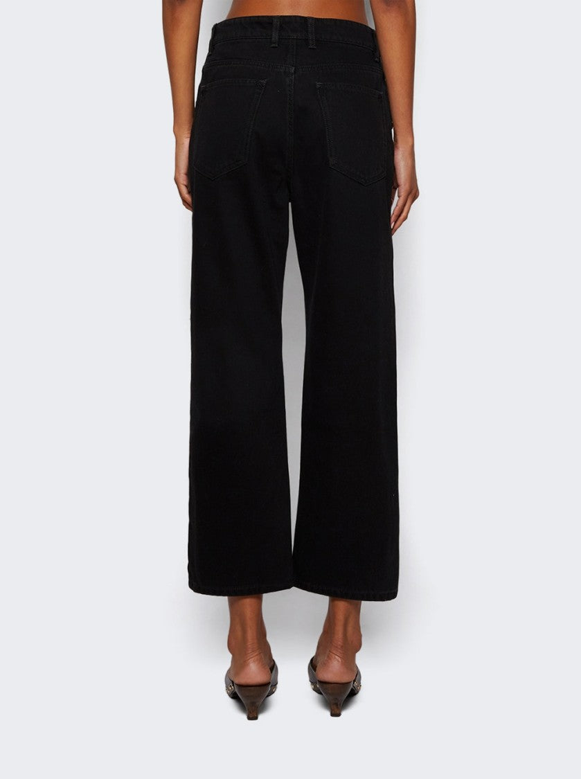 Rabanne Embellished Boyfriend Jeans Black