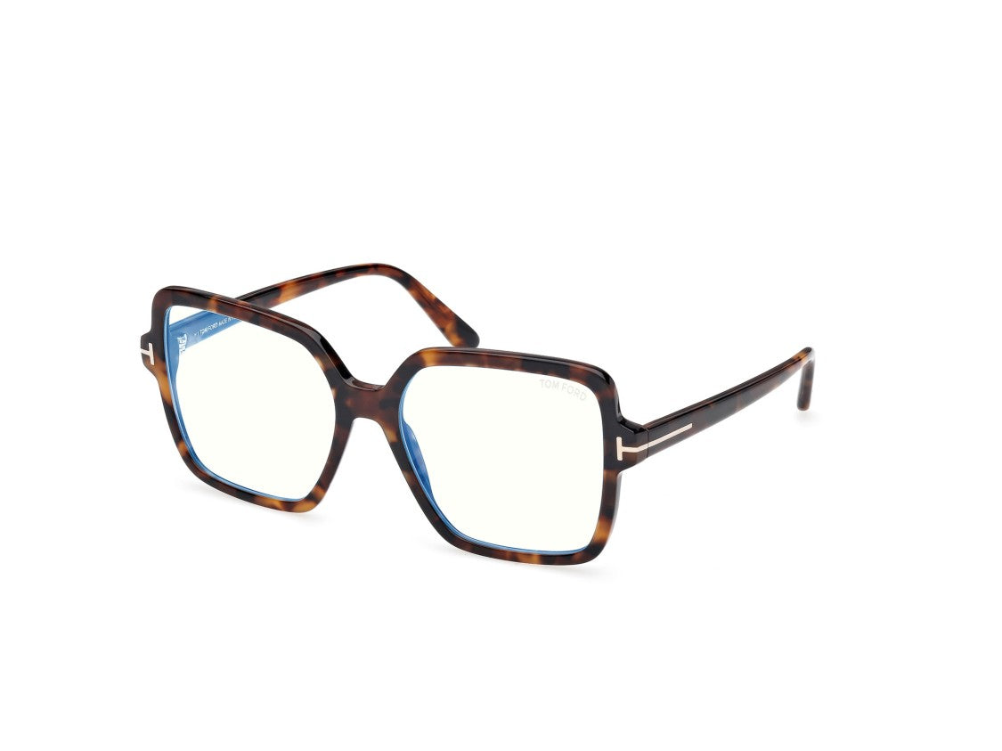 Tom Ford Tortoiseshell Ft6063-B Square Eyeglasses