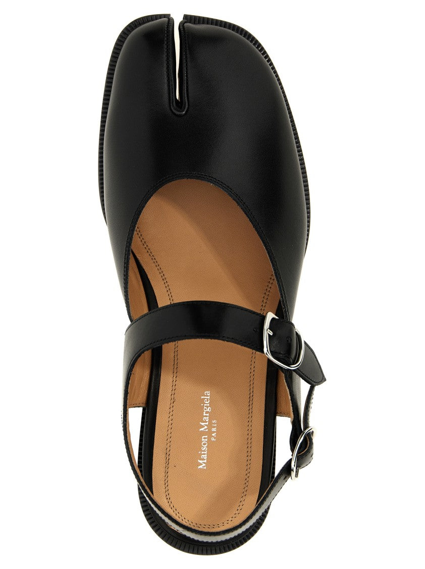 Maison Margiela Black Leather Mary Jane 'Tabi'