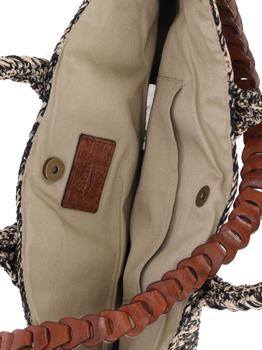Ibeliv Multicolor Rary Woven Raffia Handbag